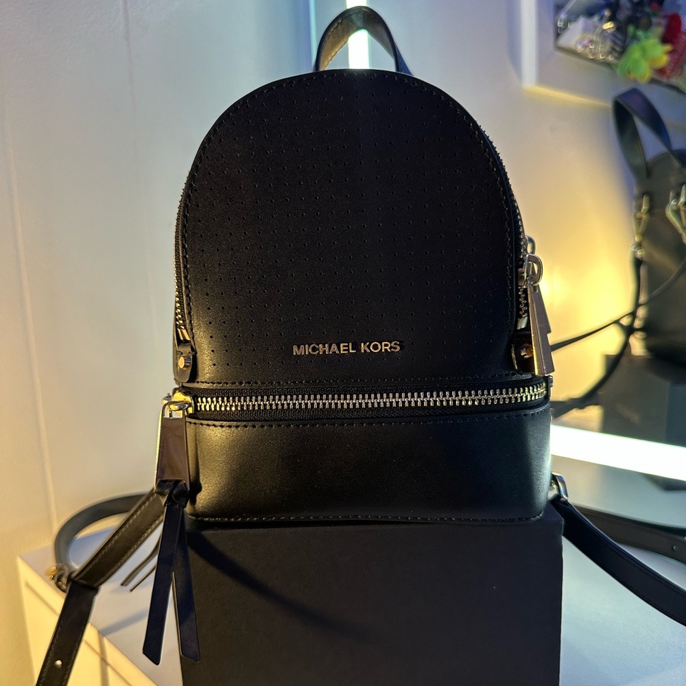 Michael kors mini backpack